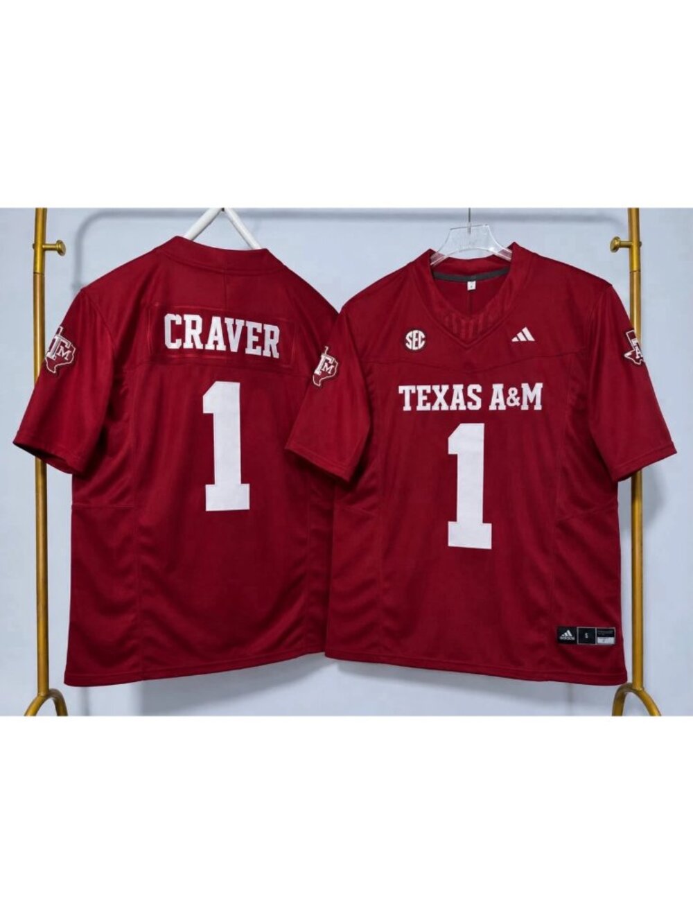 Mario Craver Maroon 1 Stitched Jersey Vapor